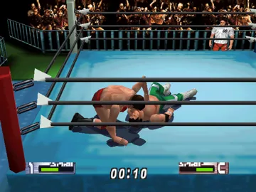 Virtual Pro Wrestling 2 - Oudou Keishou (Japan) screen shot game playing